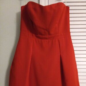 Strapless Red NWT cocktail dress